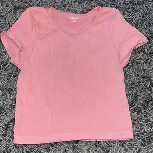 Urban Outfitters pink baby tee